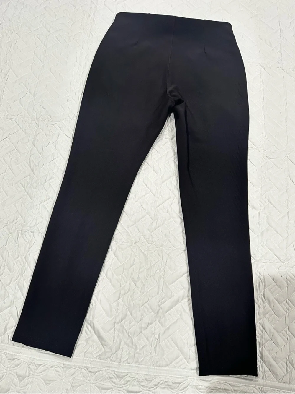 Bae City Black Pants Womens 1X High Waist Stretch Slim Straight Work Casual - Picture 4 of 4